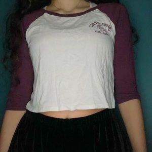 Baseball crop top tee Tokyo